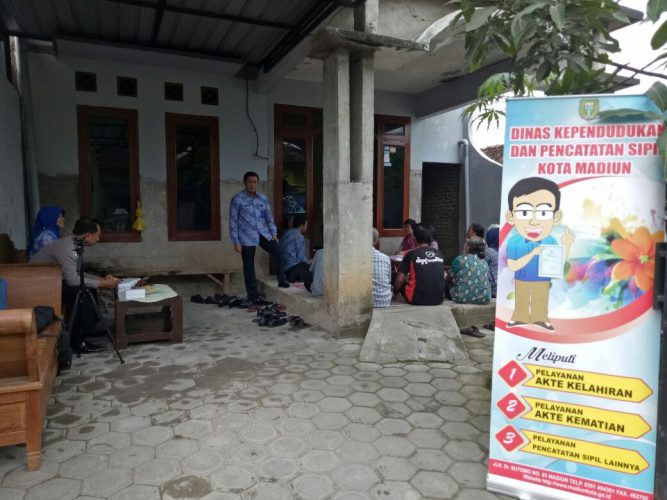 Jadwal Pelayanan Keliling Pencatatan Sipil di Kampung KB Kota Madiun